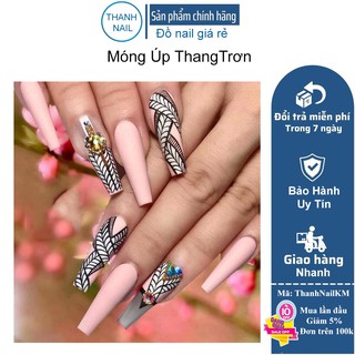 Móng úp thang trơn, móng tay giả làm nail gói 500 móng chuyên dụng