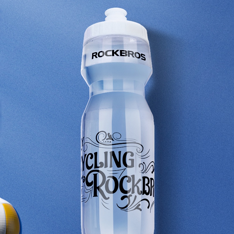 Rockbros Bình Nước Thể Thao Bằng Nhựa Dung Tích Lớn Tiện Dụng Cho Xe Đạp Leo Núi