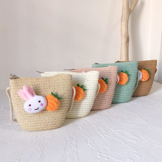 [NHIỀU MẪU] Túi cói cho bé yêu siêu xinh_Tặng kèm kẹp tóc