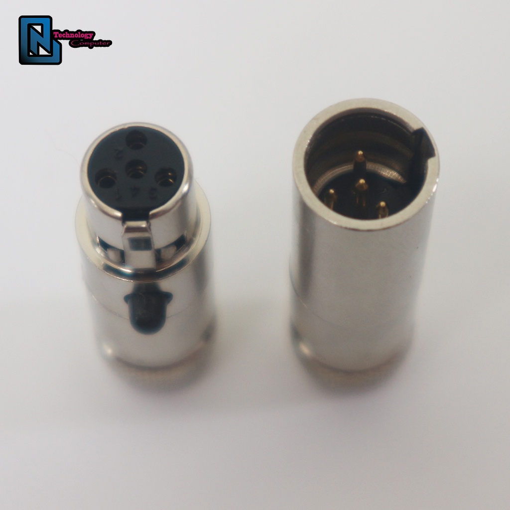 Bộ Mini Xlr 4 Lõi Connecter Dạng Nhấn Gài Phong Cách Hàng Không Phù Hợp Làm Dây Custom Bàn Phím Sạc Truyền Dữ Liệu