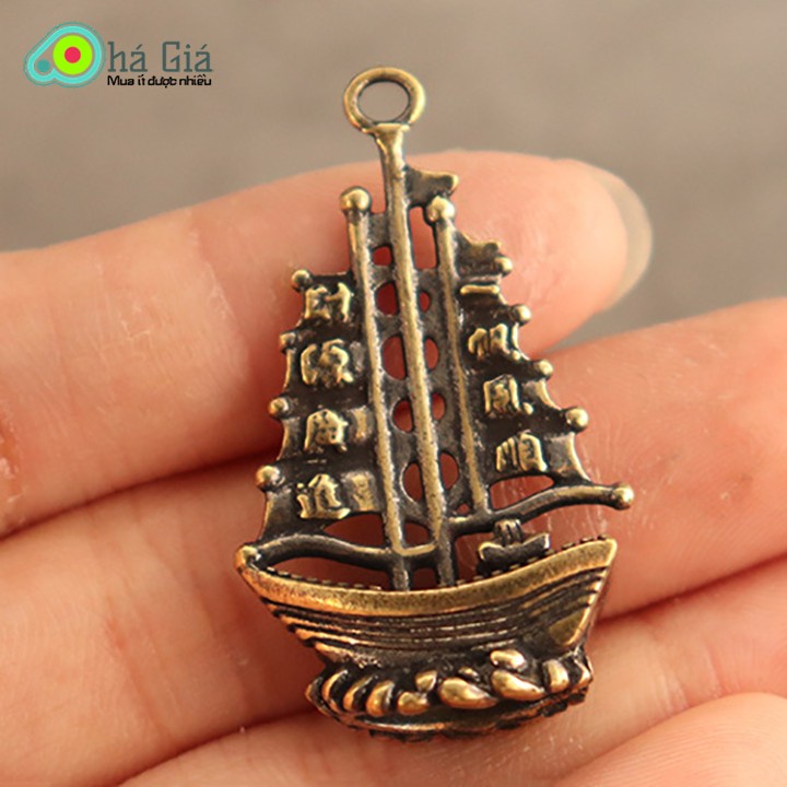 Móc Khóa Chiếc Thuyền Bằng Đồng Thau