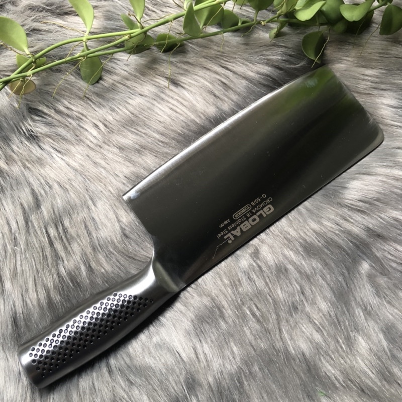 Dao chặt xương chính hãng global, nặng 450g, dài 30cm, dày 3.5li, sắc bén, không rỉ