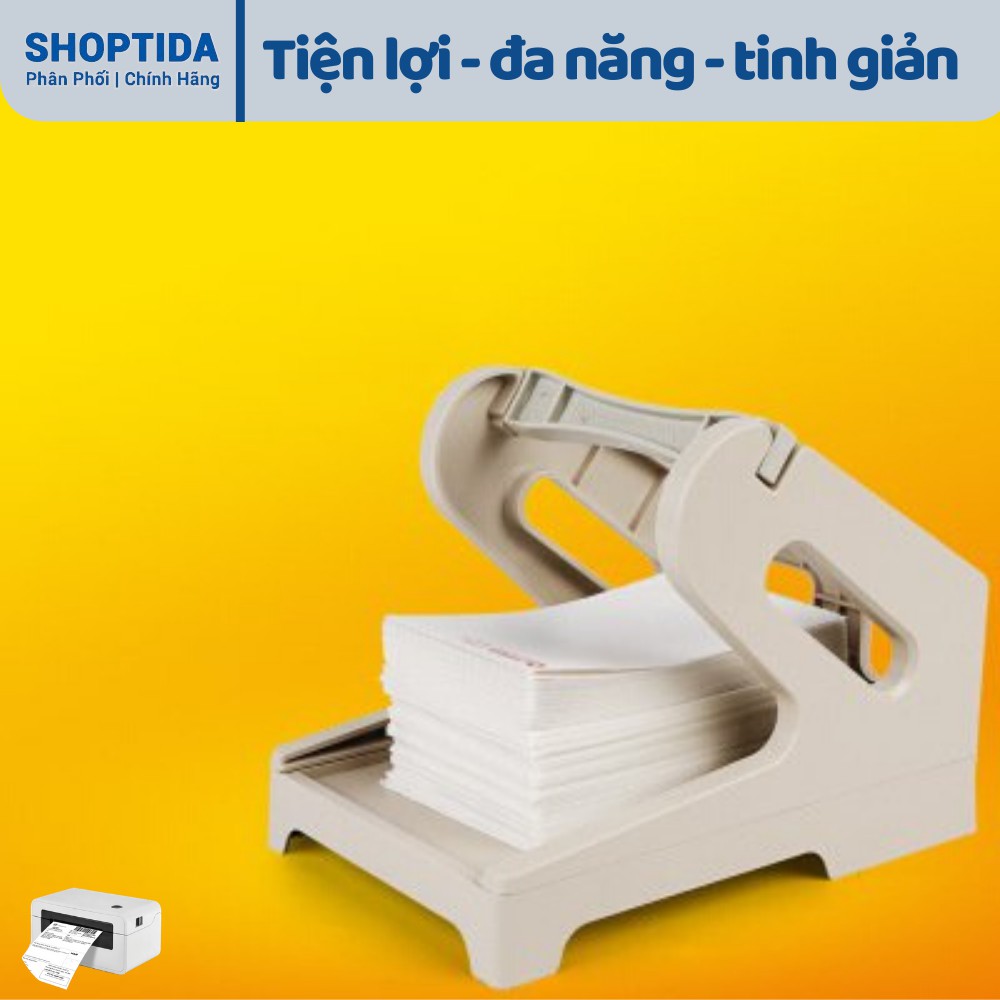 Khay đựng giấy in Shoptida cho máy in nhiệt SP46 các khổ dạng tệp và cuộn