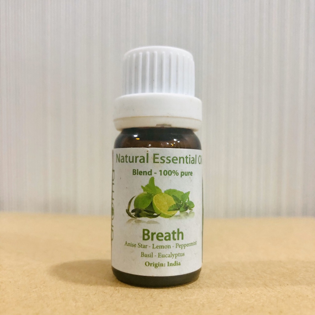 Tinh dầu xông AROMA Khuynh Diệp Bạc Hà Breath 10ml