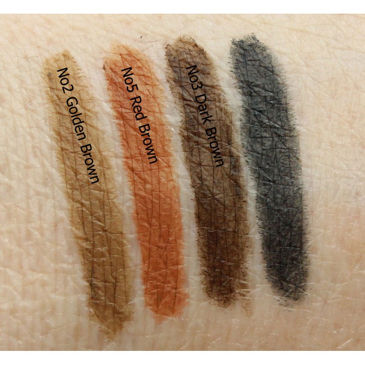 Sivanna Colors Story Waterproof Silky Eyebrow Pencil ES004 Chì Kẻ Mày 2 Đầu Siêu Mỏng Kháng Nước Chống Mồ Hôi Lâu Trôi