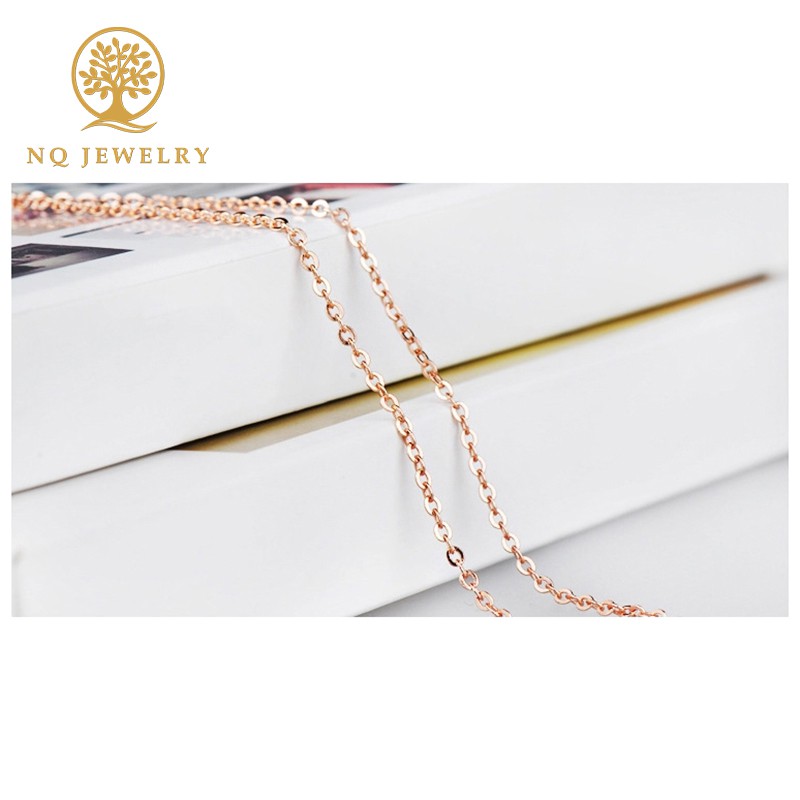Dây chuyền cổ nữ hợp kim màu vàng - NQ Jewelry
