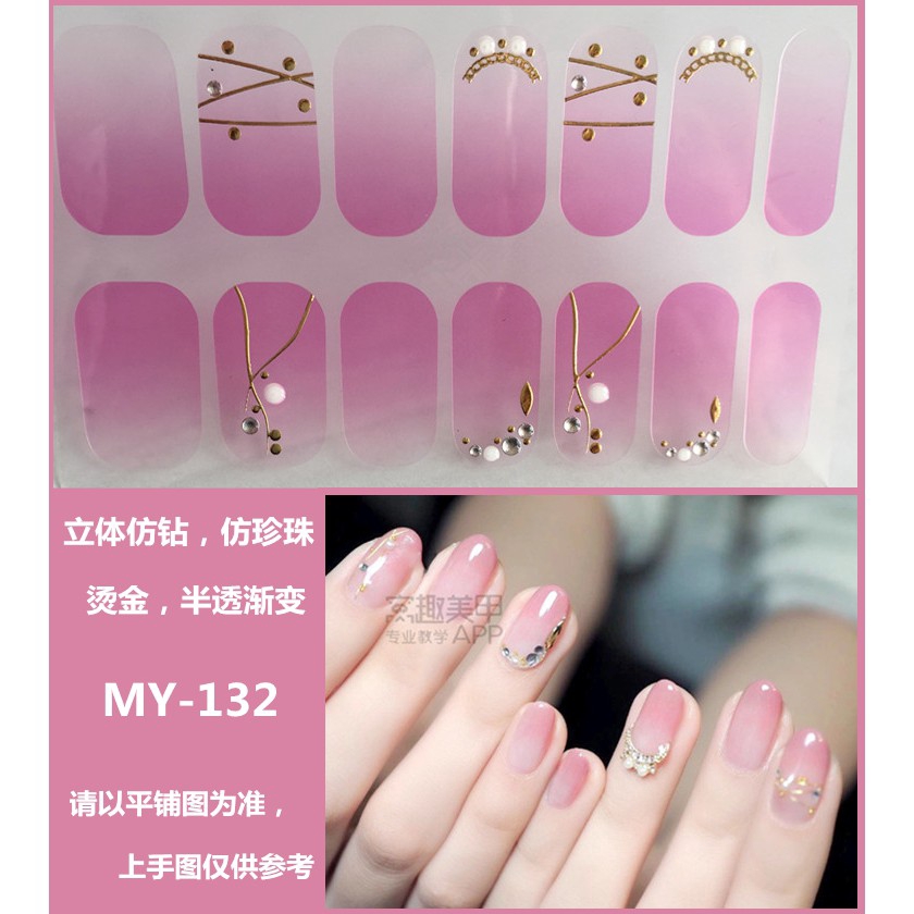Hình Dán 3d Trang Trí Móng Tay Nghệ Thuật Đính Đá My127-144 Chất Lượng Cao