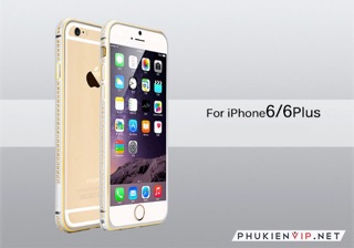 Ốp viền đá coteetci cho iphone 6/6s