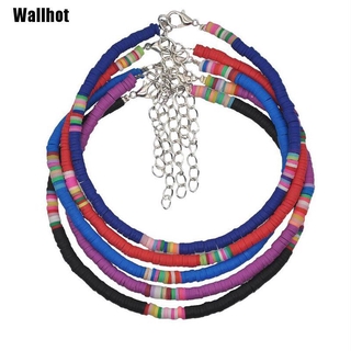 Lắc Chân Đất Sét Nhiều Màu Phong Cách Boho