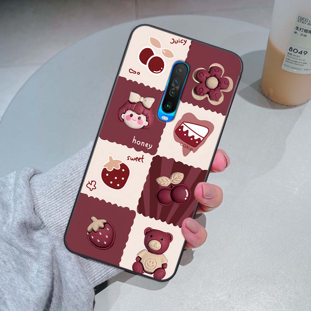 Ốp Xiaomi Redmi K30 / Redmi K30 5G in hình trái tim, caro kẹo ngọt đầy cá tính siêu đẹp siêu chất