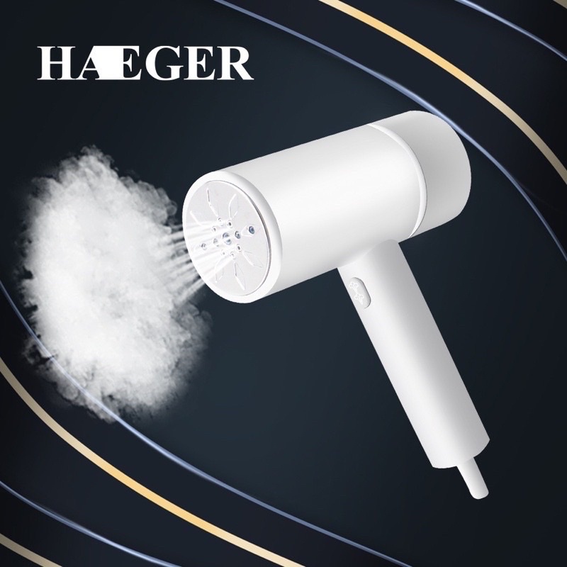 Bàn Ủi Hơi Nước Cầm Tay HAEGER JK-8518 1200w- dùng cho nhiều loại vải , là cực nhanh