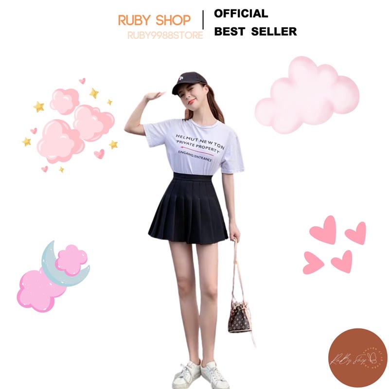 Chân Váy Xếp Ly Tennis Ngắn - Phối Với Áo Phông Cực Nịnh Dáng - Phong Cách Hàn Quốc - Mặc Đi Chơi Cực Xinh