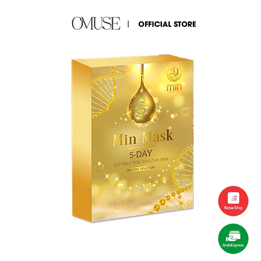 Mặt nạ tinh chất nọc ong Min Mask 5 Days ngừa mụn, trắng da, chống lão hóa - Nhập khẩu Hàn Quốc