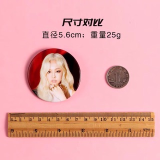 Huy hiệu đôi 2 chiếc Black Pink