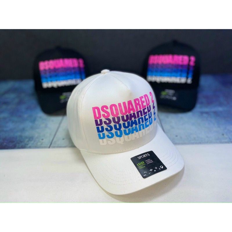 Nón Kết Thời Trang DSQUARE 2Kaki Khoá Gài