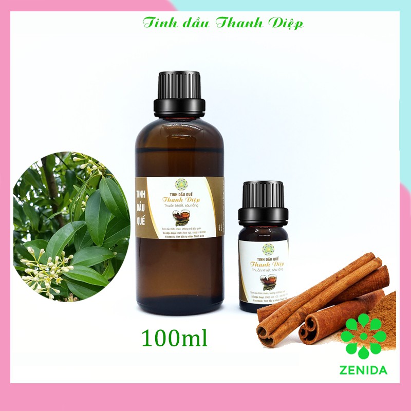 Tinh dầu quế Thanh Diệp nguyên chất 100ML I Có kiểm nghiệm Q02