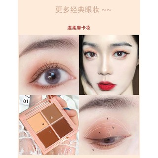 Bảng Phấn Mắt Mini 4 Màu Lấp Lánh Coolbabie