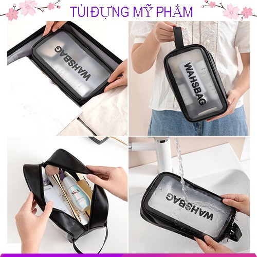 Túi Đựng Mỹ Phẩm, Đồ Trang Điểm Du Lịch, Washbag Trong Suốt - Chống Nước