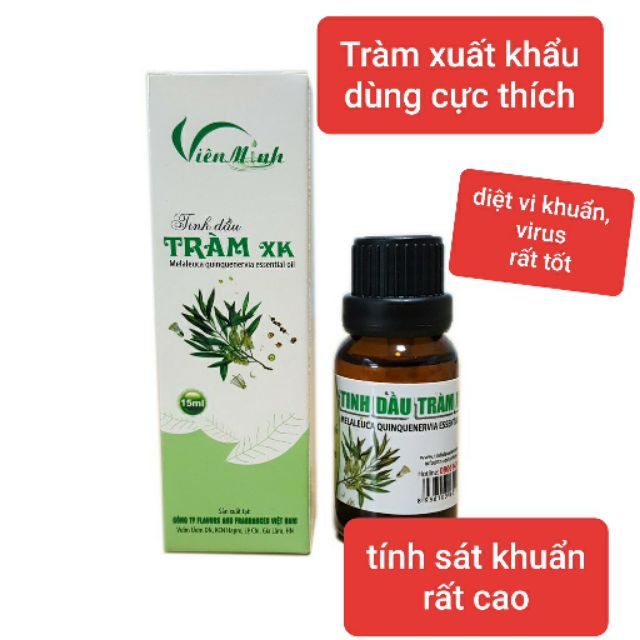 Tinh dầu tràm Xuất Khẩu Viên Minh 15ml HÀNG CHUẨN