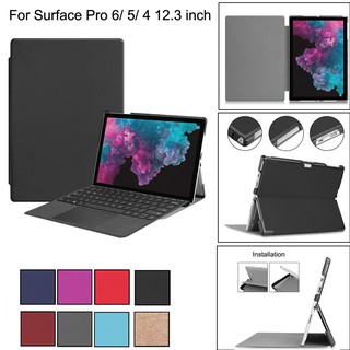 Bao da máy tính bảng có thể dựng đứng màu sắc thời trang cho Microsoft Surface Pro 6 2018 / Pro 5 2017/ Pro 12.3 inch