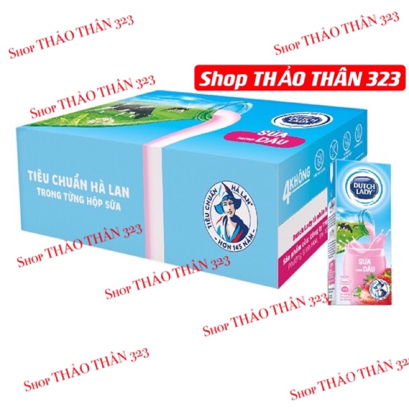 Sữa Tiệt Trùng Dutch Lady Cô Gái Hà Lan 180ml