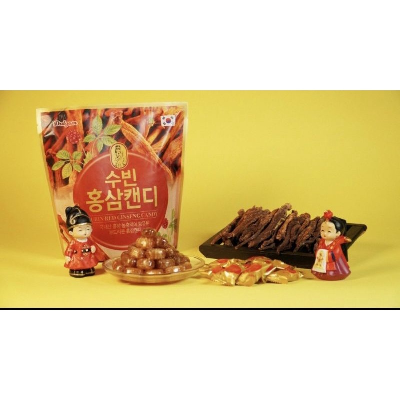 KẸO SÂM SUBUN RED GINSENG CANDY gói 300g -nhập khẩu 100% Hàn Quốc👍 ĐỘC QUYỀN phân phối tại Việt Nam