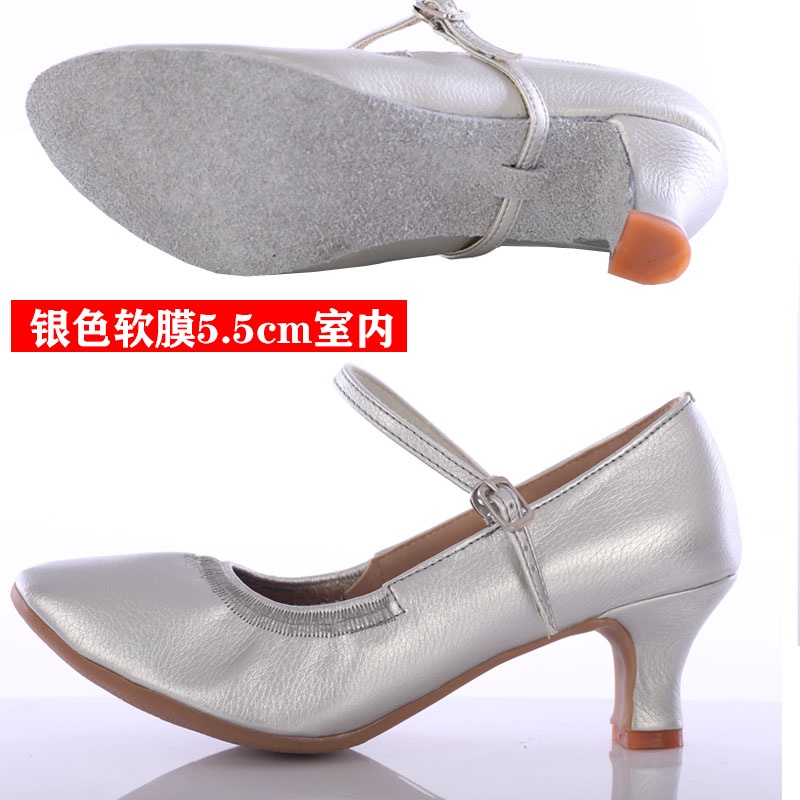 Giày phụ nữ hiện đại sàn nhảy lady's plaza giày người mẫu giày cao gót