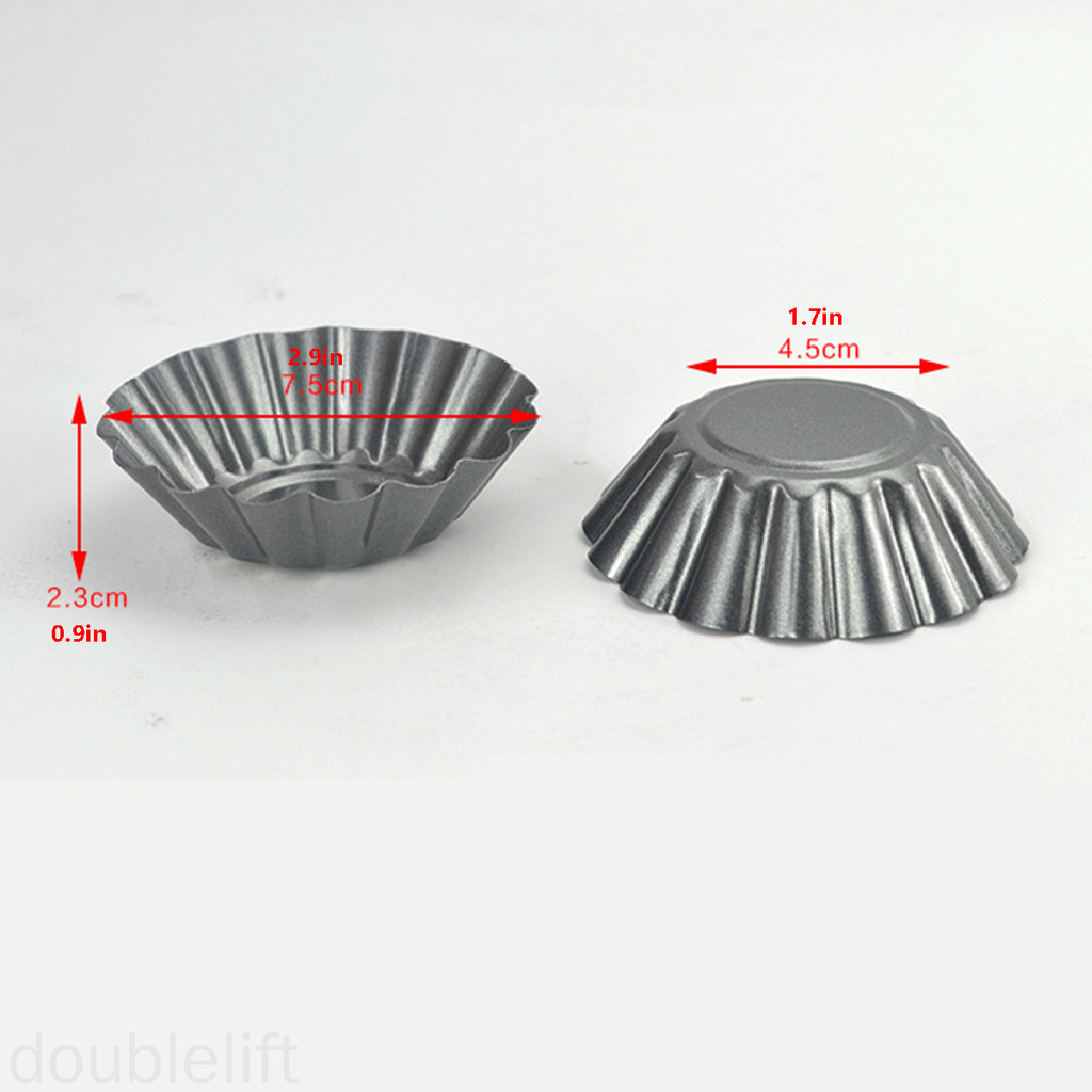 Khuôn Làm Bánh Tart Trứng Chống Dính Bằng Thép Carbon