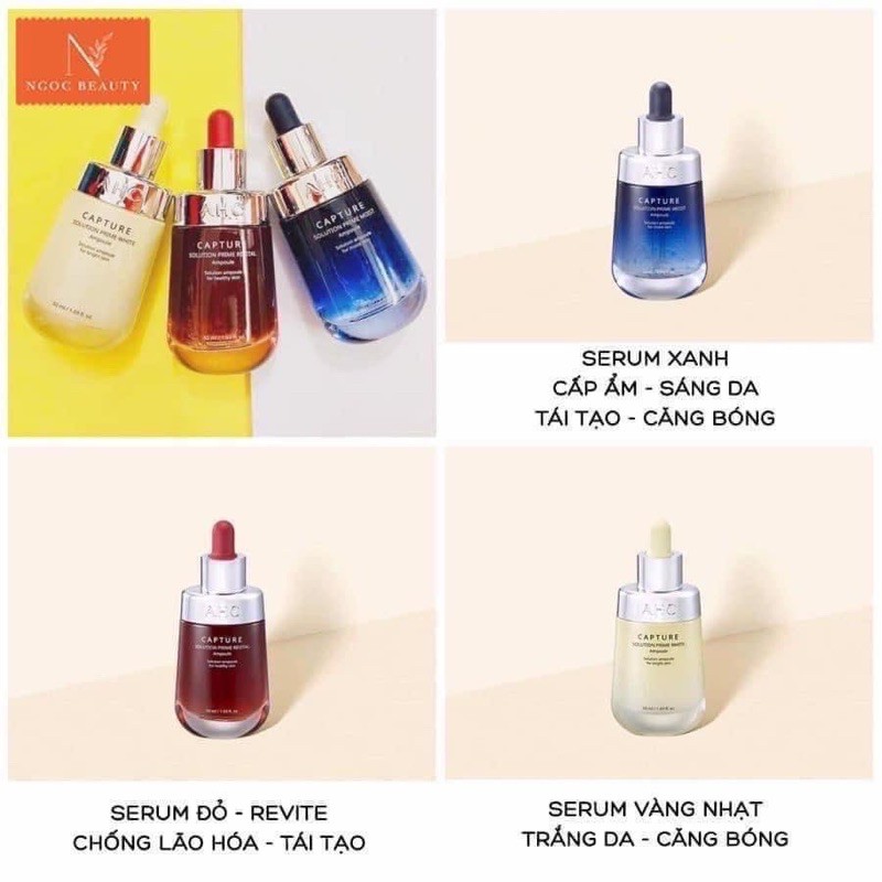 (MẪU MỚI) Tinh Chất Serum Dưỡng Da CAPTURE AHC Hàn Quốc 2021 | BigBuy360 - bigbuy360.vn