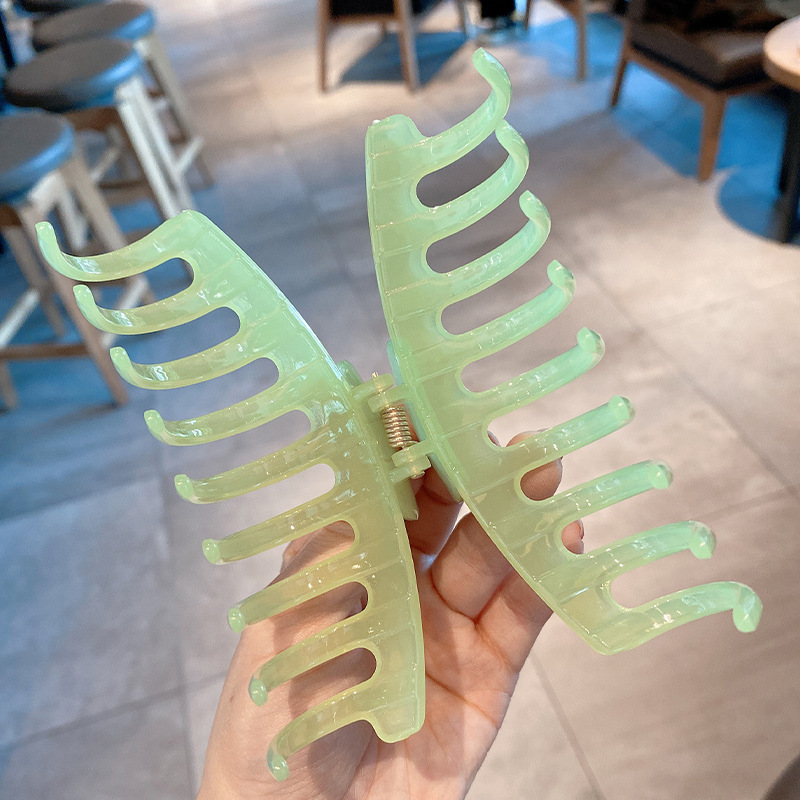 Kẹp tóc cỡ lớn màu kẹo thời trang cho nữ