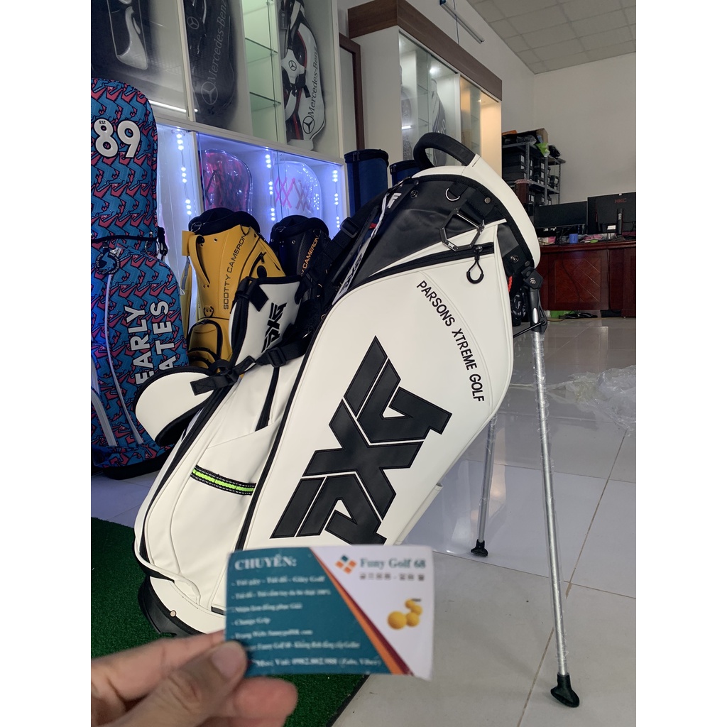 Túi đựng gậy golf PXG, Túi golf PXG chân chống tiện lợi, thời trang cá tính.