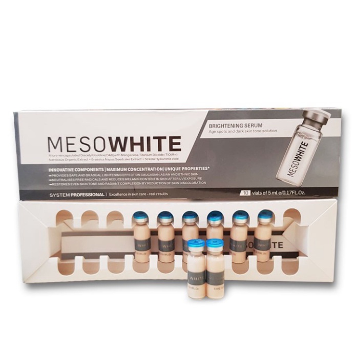 Cấy Phấn Meso white Giúp Da Trắng Đẹp Mịn và Đều Màu