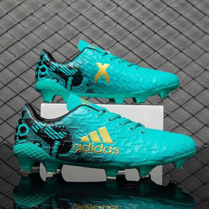 C Luo Dark Evil Giày Đá Bóng Cổ Thấp Đính Đinh Dài CR7 Messi Tập Luyện Cho Học Sinh Tiểu Học Nam Nữ