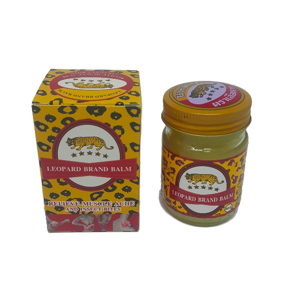 Dầu cù là con báo Leopard Thái Lan - Giảm đau cứng cơ, đau lưng, đau khớp, nhức đầu, nghẹt mũi