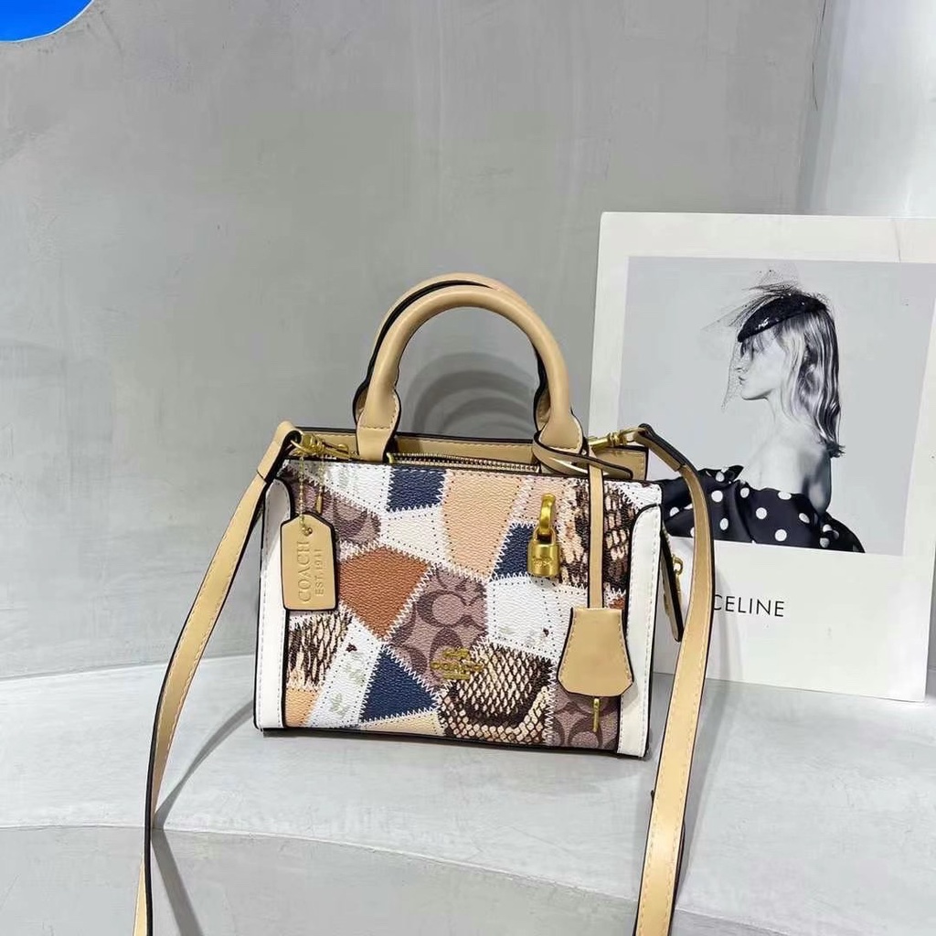 COACH Túi Xách Da Thật Thời Trang Sang Trọng Cho Nữ