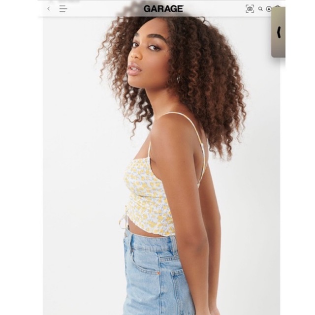Áo croptop rút dây Gargare