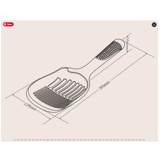 XẺNG XÚC CÁT HỐT PHÂN CHO MÈO BỀN ĐẸP SIZE LỚN