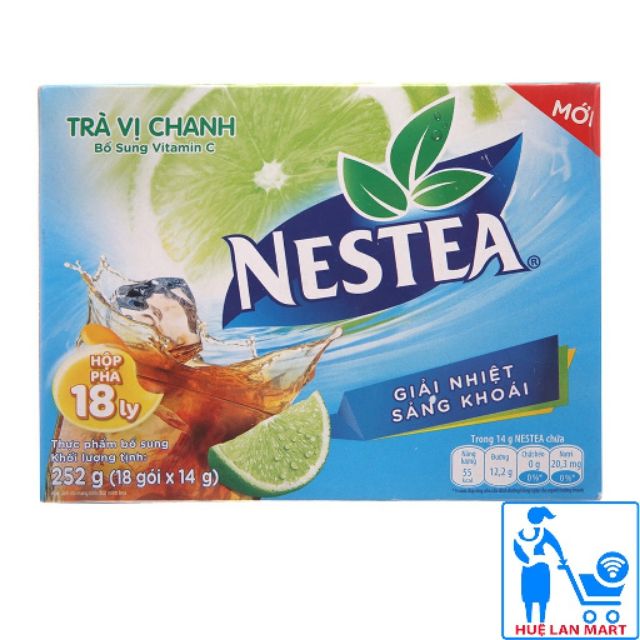 Trà nestea vị chanh hộp 252g ( 18× 14g)