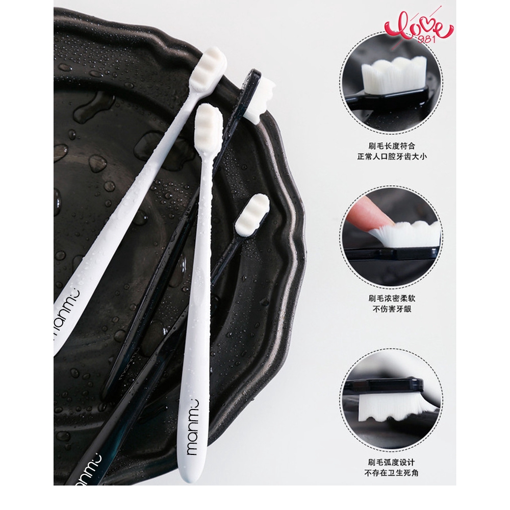 Bàn chải đánh răng lông mềm nano cao cấp