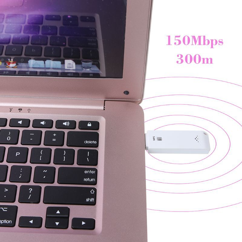 Usb Thu Sóng Wifi Không Dây Rt3072 300mbps Có 4 Khe Thẻ Cho Hệ Thống Windows