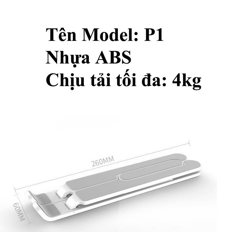 Giá đỡ laptop stand nhôm hỗ trợ tản nhiệt có thể gấp gọn chỉnh độ cao để laptop ipad macbook surface