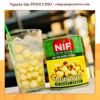 Hạt sen nước đường NIF đóng lon 560g