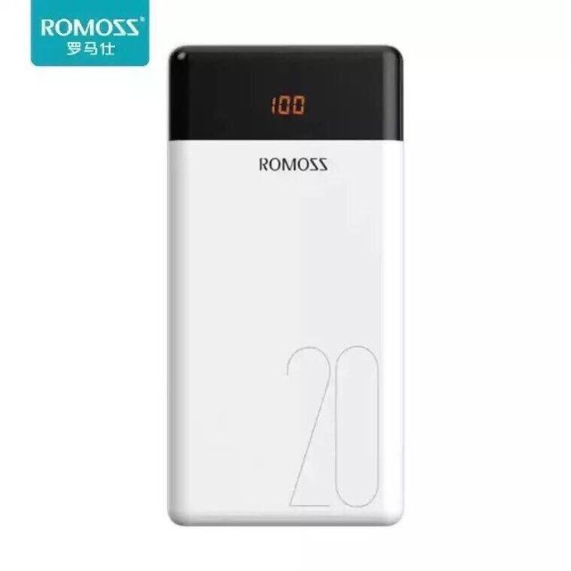 Pin Sạc Dự Phòng Romoss LT20 20.000mAh LED 2018 Chính Hãng