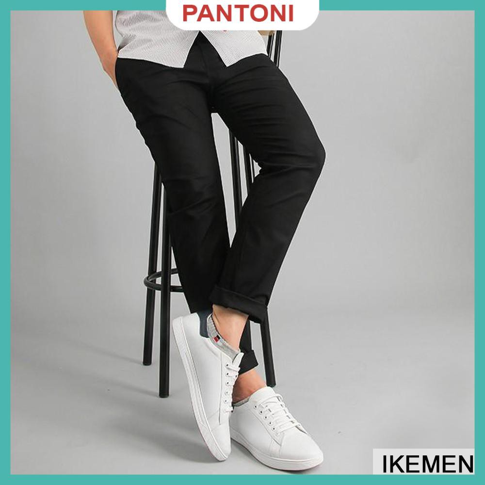 Quần kaki nam cao cấp Ikemen ống côn co dãn 4 chiều không bai không phai