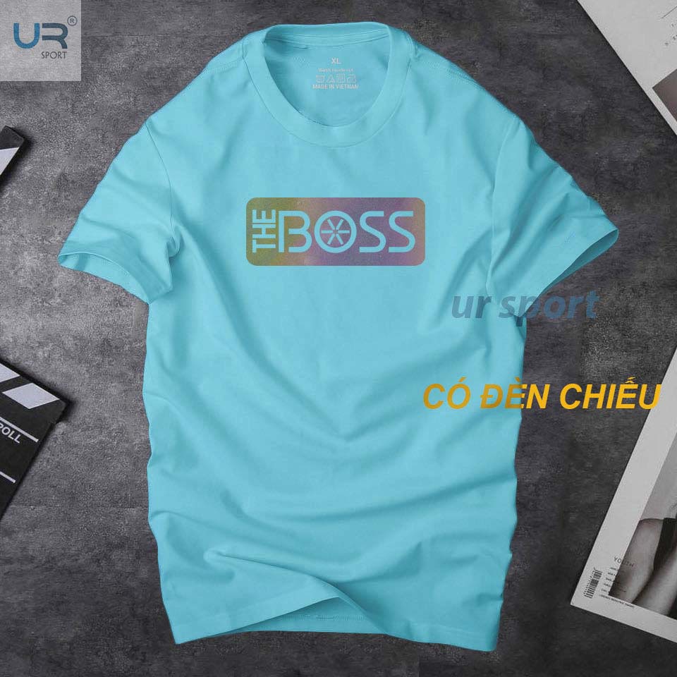 Áo thun nam cổ tròn Ursport B7 Phản quang 7 màu cao cấp - Chất vải cotton dầy dặn thoáng mát