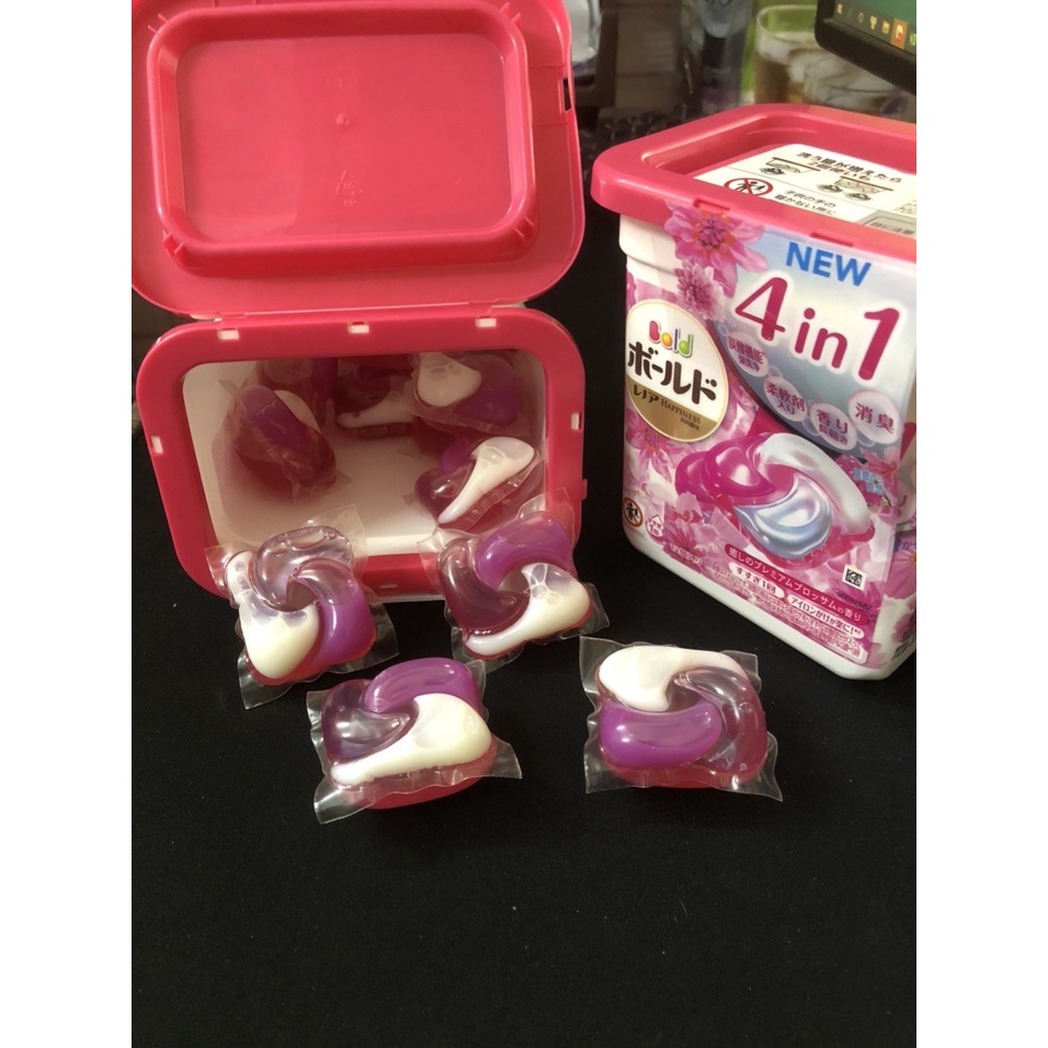 Viên giặt xả Gell Ball 3D Nhật Bản (mẫu mới)