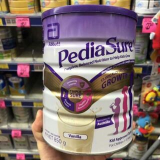 Sữa bột PediaSure 850g cho bé mẫu mới nhất