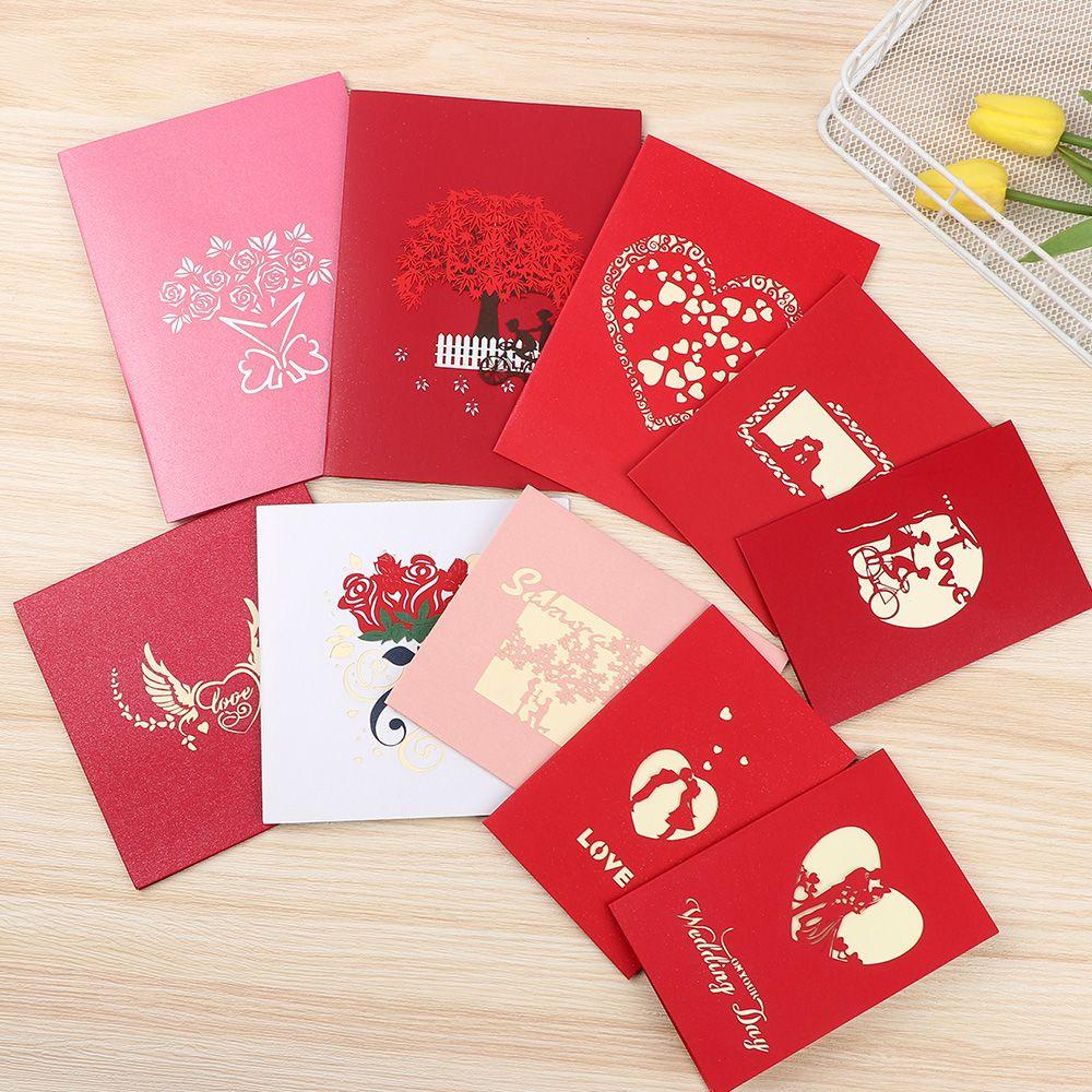 Thiệp Mời Đám Cưới / Giáng Sinh Kèm Phong Thư 1 Cái