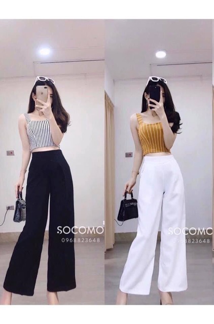 QNU19 - QUẦN NỮ SUÔNG ỐNG RỘNG