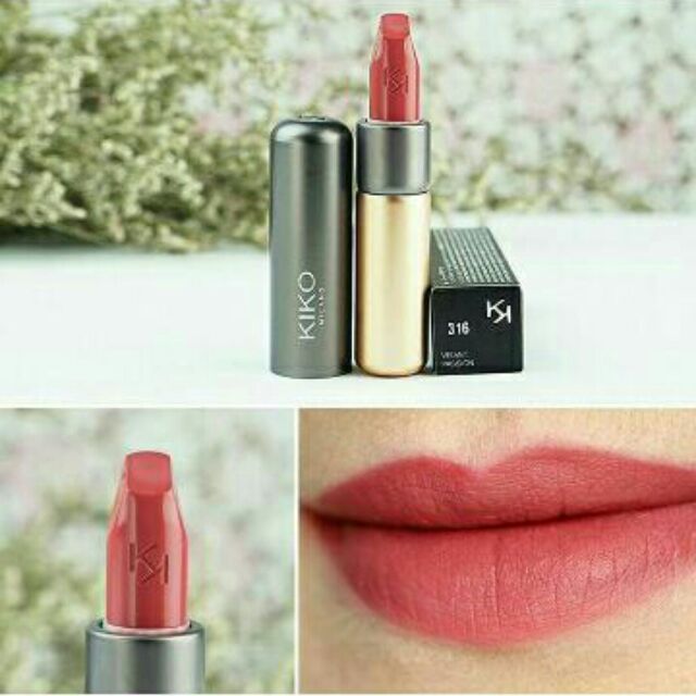 Son Kiko Velvet Passion màu 316 hồng đất